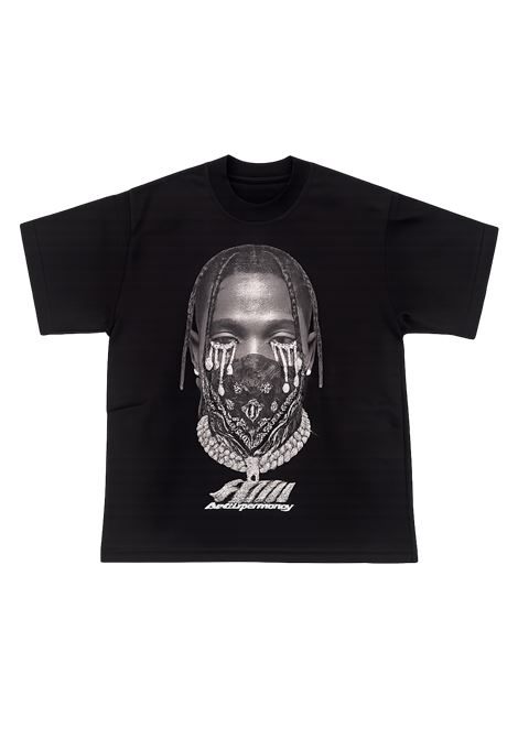 T-shirt con strass ARTSUPERMONEY KIDS | SMJTS04962BL